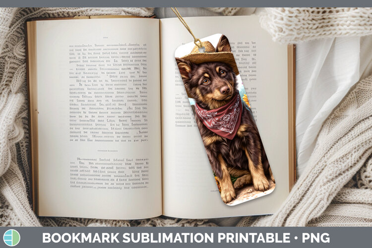 GorgeousDogs 01 Bandana Summer Bookmark design.
