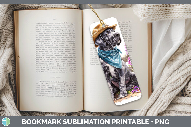 GorgeousDogs 01 Bandana Summer Bookmark design.