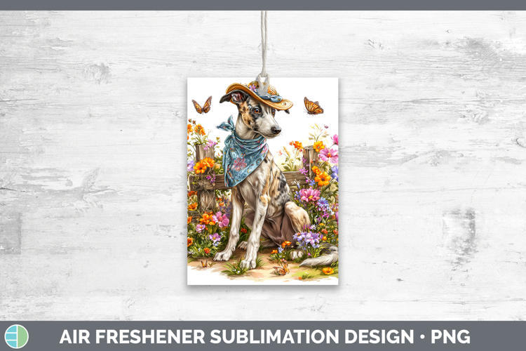 Greyhound Air Freshener Dogs 01 Bandana Summer Sublimation C