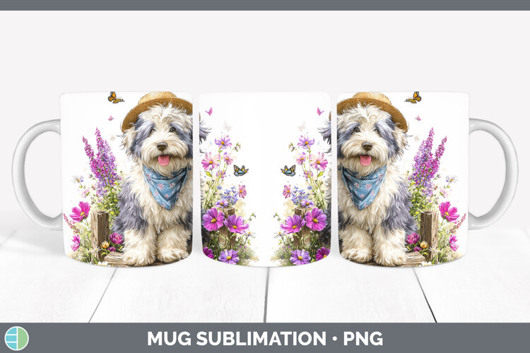 GorgeousDogs 01 Bandana Summer Mug Wrap design.