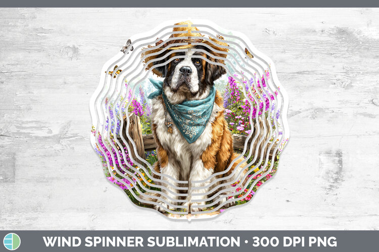 GorgeousDogs 01 Bandana Summer Wind Spinner design.