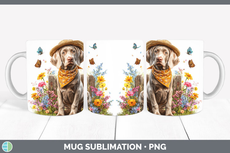 GorgeousDogs 01 Bandana Summer Mug Wrap design.
