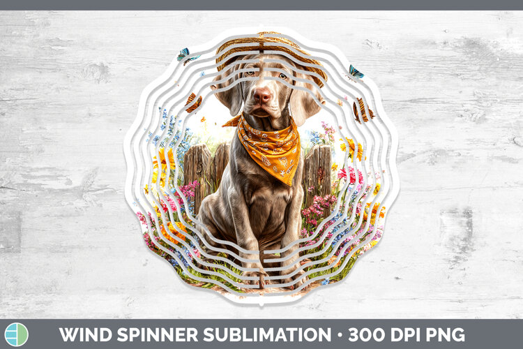 GorgeousDogs 01 Bandana Summer Wind Spinner design.