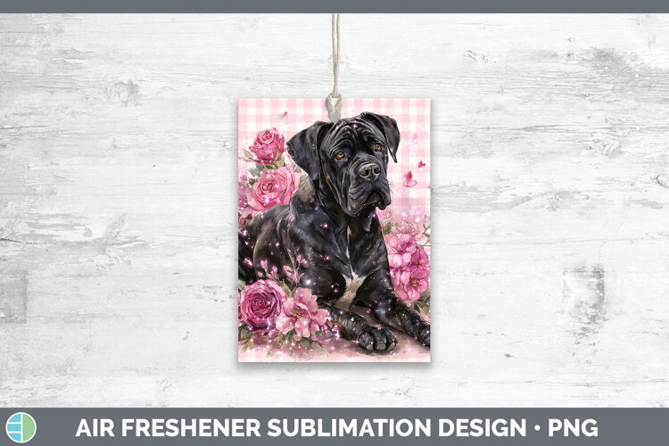 GorgeousDogs 01 Checker Valentine Air Freshener design.