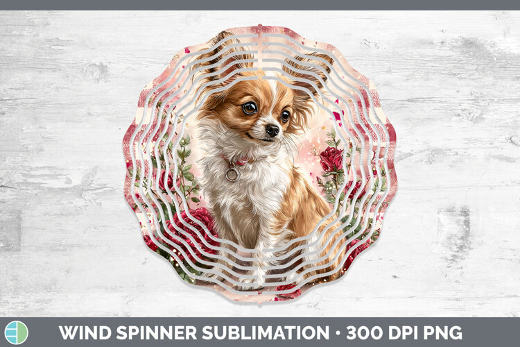 GorgeousDogs 01 Checker Valentine Wind Spinner design.