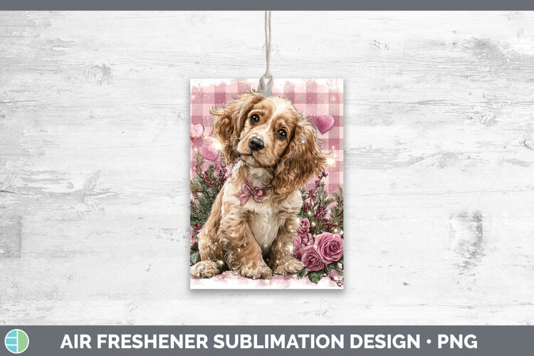 GorgeousDogs 01 Checker Valentine Air Freshener design.