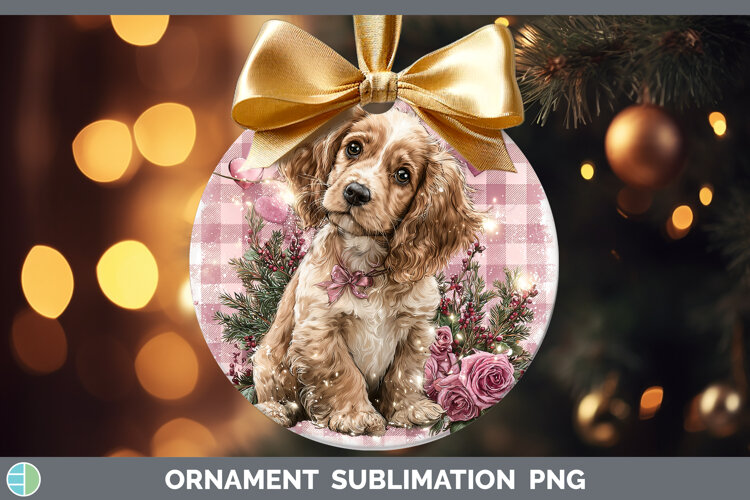 GorgeousDogs 01 Checker Valentine Ornament design.
