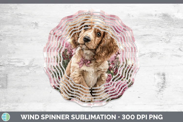 GorgeousDogs 01 Checker Valentine Wind Spinner design.
