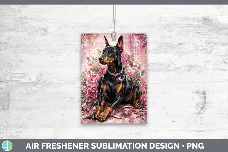GorgeousDogs 01 Checker Valentine Air Freshener design.