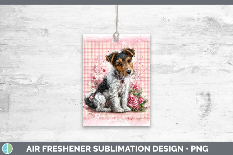 GorgeousDogs 01 Checker Valentine Air Freshener design.