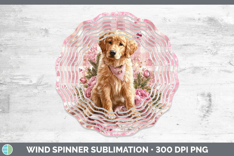 GorgeousDogs 01 Checker Valentine Wind Spinner design.