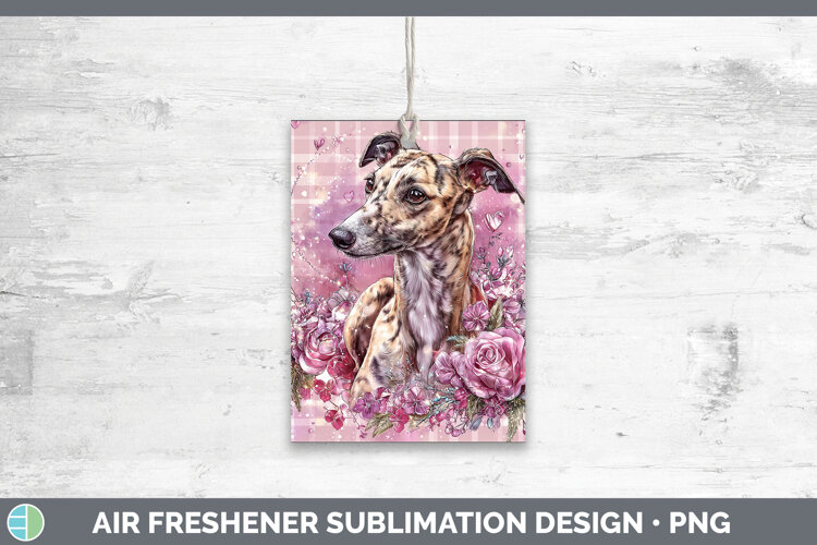GorgeousDogs 01 Checker Valentine Air Freshener design.