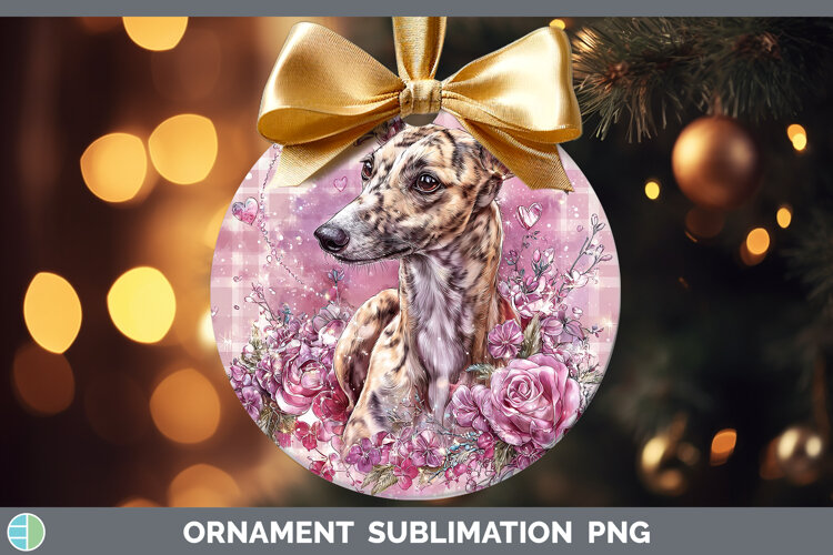 GorgeousDogs 01 Checker Valentine Ornament design.