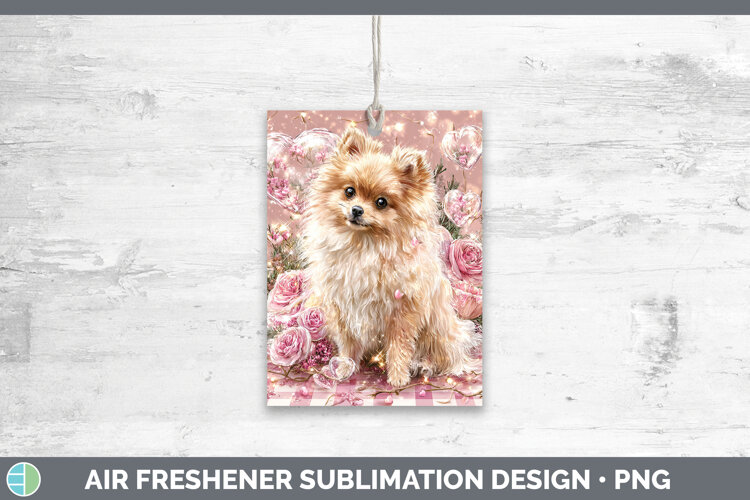 GorgeousDogs 01 Checker Valentine Air Freshener design.