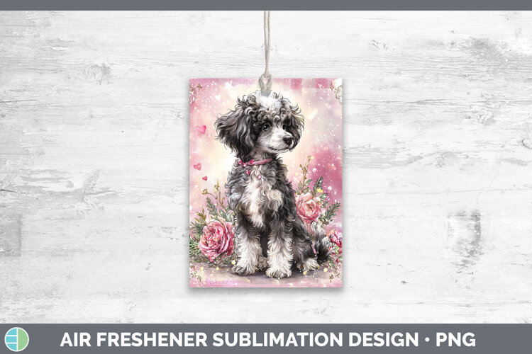 GorgeousDogs 01 Checker Valentine Air Freshener design.