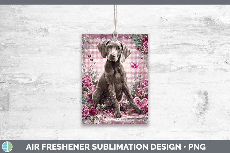 GorgeousDogs 01 Checker Valentine Air Freshener design.