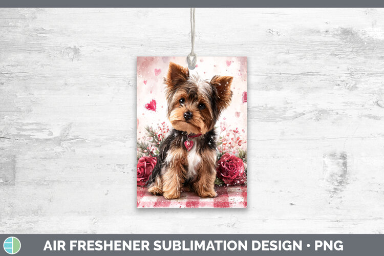 GorgeousDogs 01 Checker Valentine Air Freshener design.