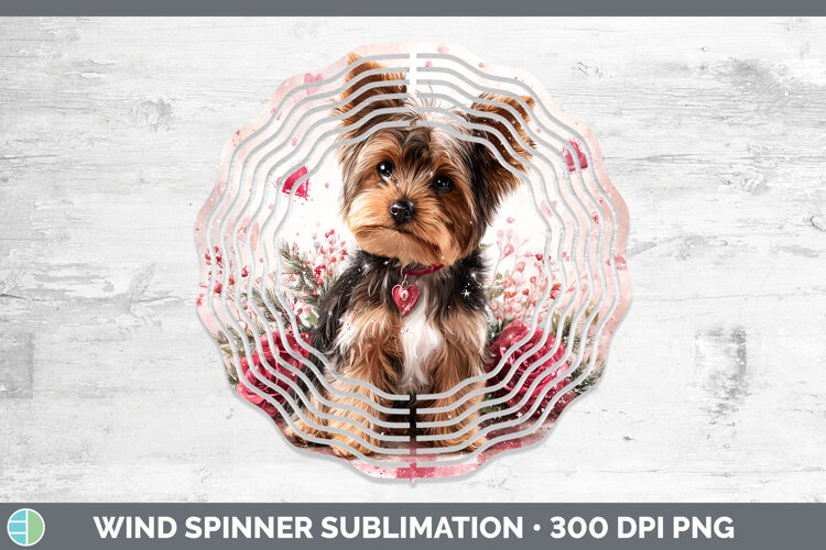 GorgeousDogs 01 Checker Valentine Wind Spinner design.