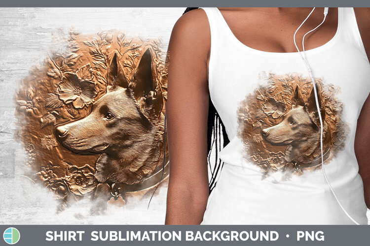 GorgeousDogs 01 Copper Relief Shirt design.