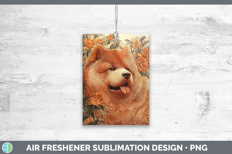 GorgeousDogs 01 Copper Relief Air Freshener design.