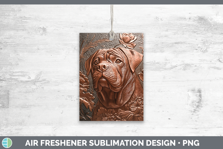 Dogs 01 Copper Relief Shar Pei Air Freshener Sublimation Car