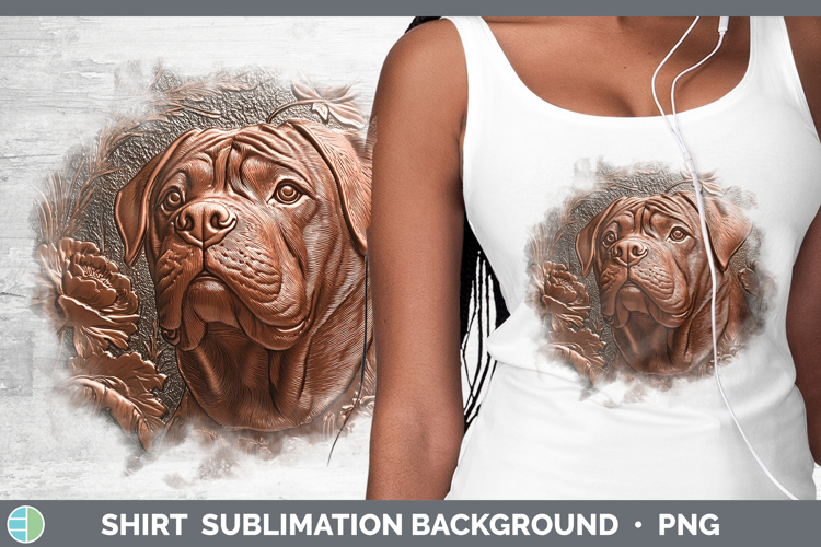 Dogs 01 Copper Relief Shar Pei Shirt Sublimation Sublimation