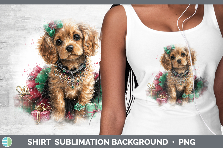 Cocker Spaniel Dogs 01 Cute Christmas Shirt Sublimation Desi