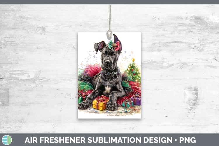 Great Dane Dogs 01 Cute Christmas Air Freshener Sublimation