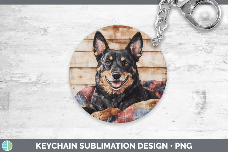 GorgeousDogs 01 Flannel Keychain design.
