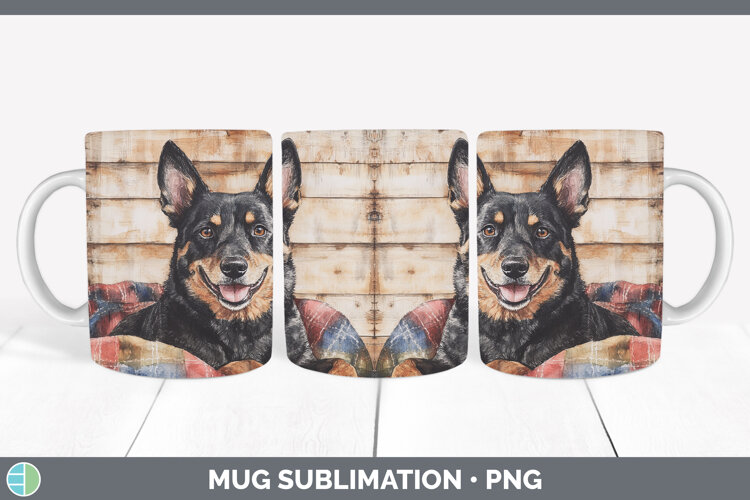 GorgeousDogs 01 Flannel Mug Wrap design.
