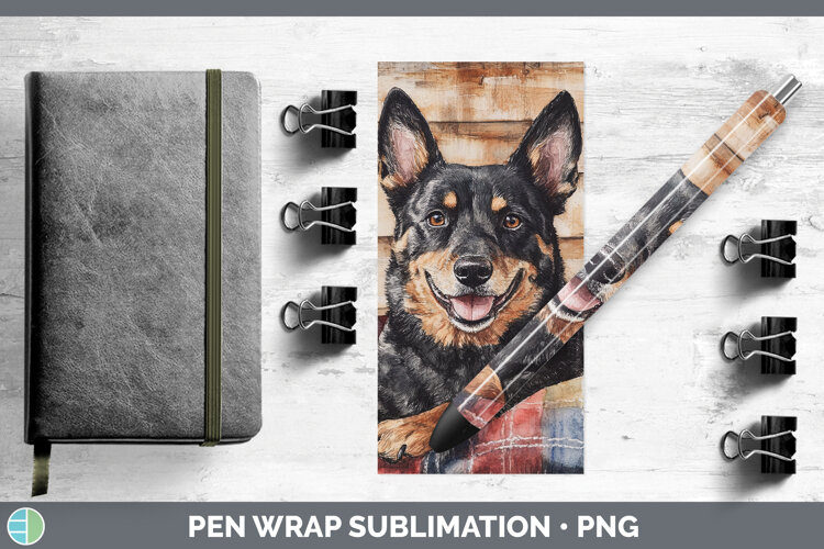 GorgeousDogs 01 Flannel Pen Wrap design.