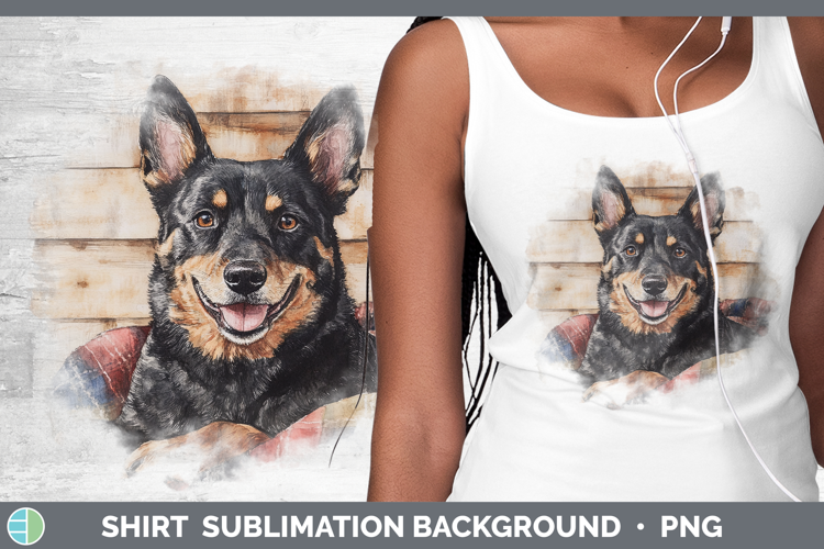 Dogs 01 Flannel Australian Kelpie Shirt Sublimation Backgrou