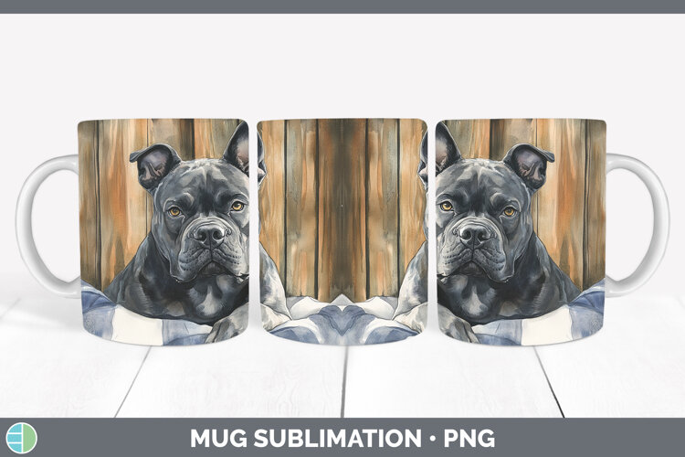 GorgeousDogs 01 Flannel Mug Wrap design.