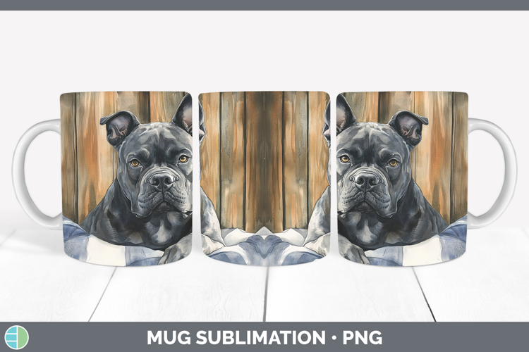 Dogs 01 Flannel Cane Corso Mug Wrap Sublimation Coffee Cup D