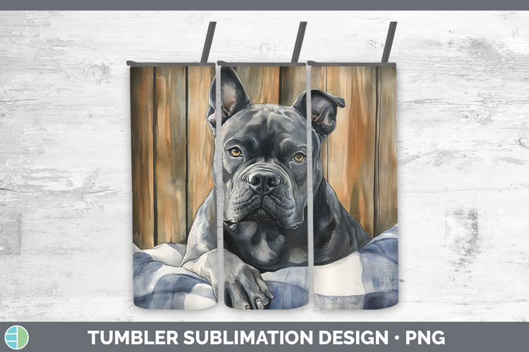 Dogs 01 Flannel Cane Corso Tumbler Sublimation 20 oz Skinny