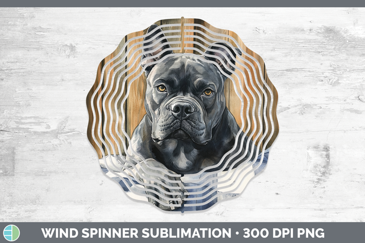 Dogs 01 Flannel Cane Corso Wind Spinner Sublimation Spinner