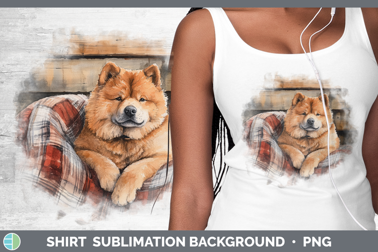 Dogs 01 Flannel Chow Chow Shirt Sublimation Background Desig