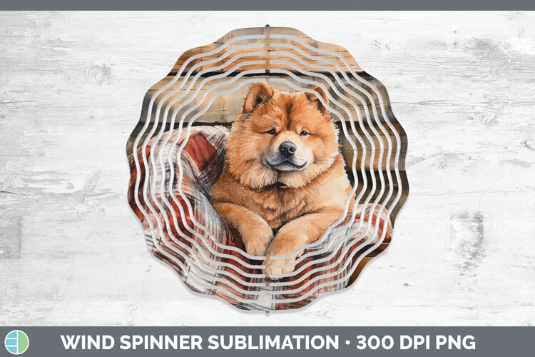 GorgeousDogs 01 Flannel Wind Spinner design.