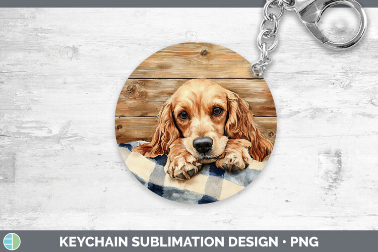 GorgeousDogs 01 Flannel Keychain design.