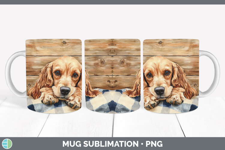 GorgeousDogs 01 Flannel Mug Wrap design.