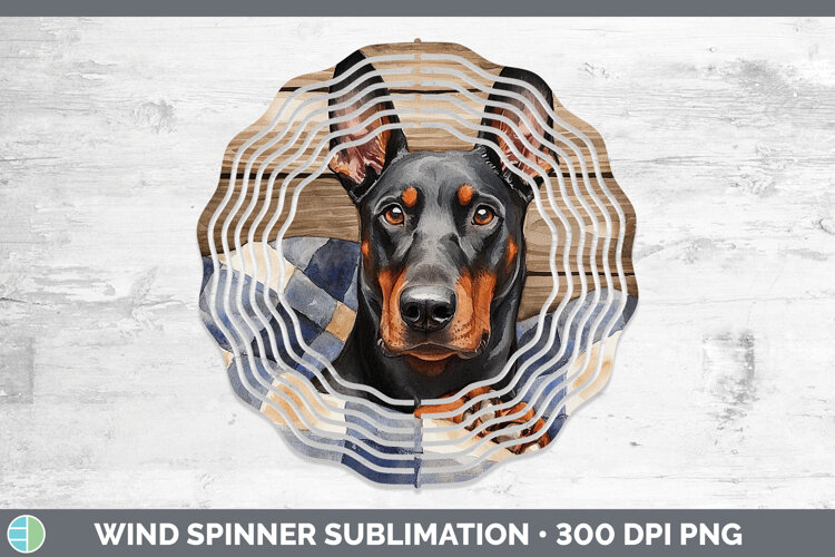 GorgeousDogs 01 Flannel Wind Spinner design.