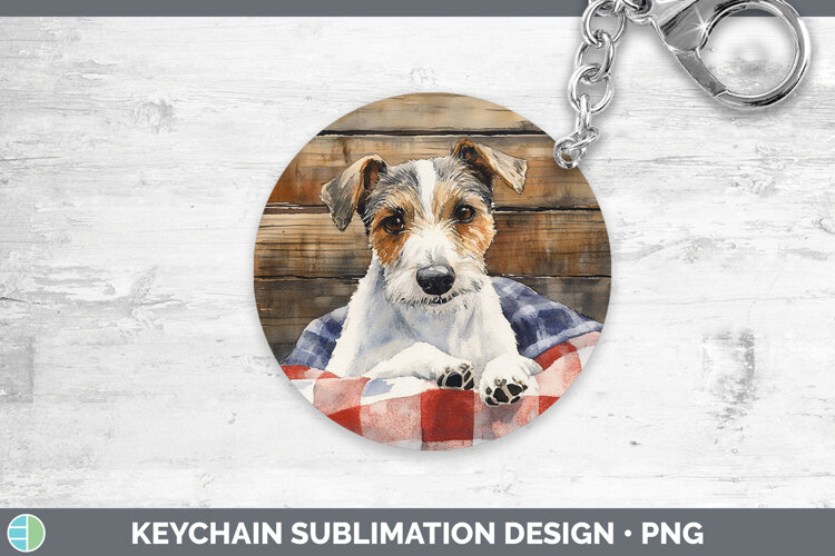 GorgeousDogs 01 Flannel Keychain design.