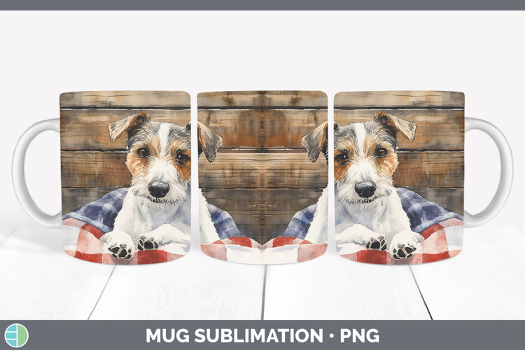 GorgeousDogs 01 Flannel Mug Wrap design.