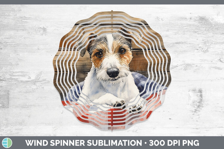 GorgeousDogs 01 Flannel Wind Spinner design.