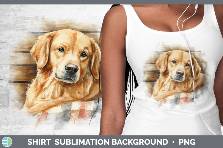 Golden Retriever Clipart Image 12