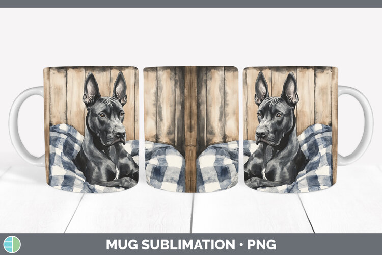 GorgeousDogs 01 Flannel Mug Wrap design.