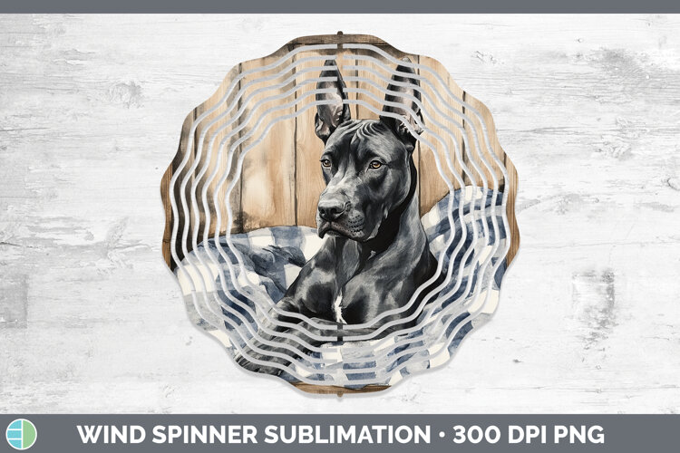 GorgeousDogs 01 Flannel Wind Spinner design.