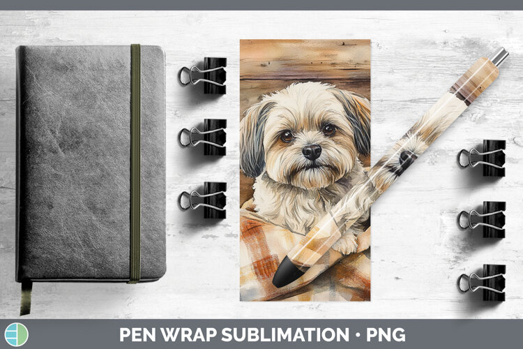GorgeousDogs 01 Flannel Pen Wrap design.
