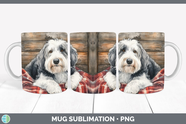 GorgeousDogs 01 Flannel Mug Wrap design.