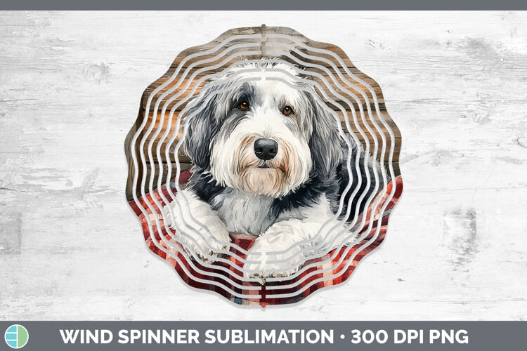 GorgeousDogs 01 Flannel Wind Spinner design.